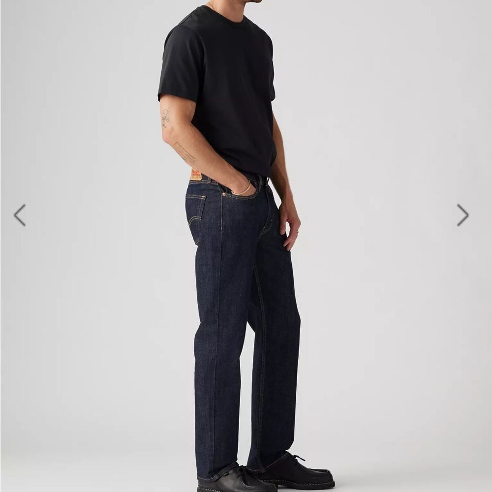 Levi's Men's 514 Straight Jeans, Dark Wash size 34/30. - Picture 7 of 8